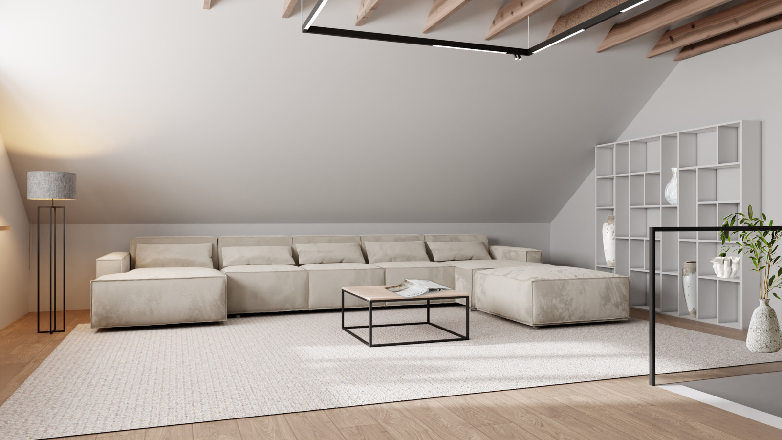 Дизайн-проект мансардного этажа