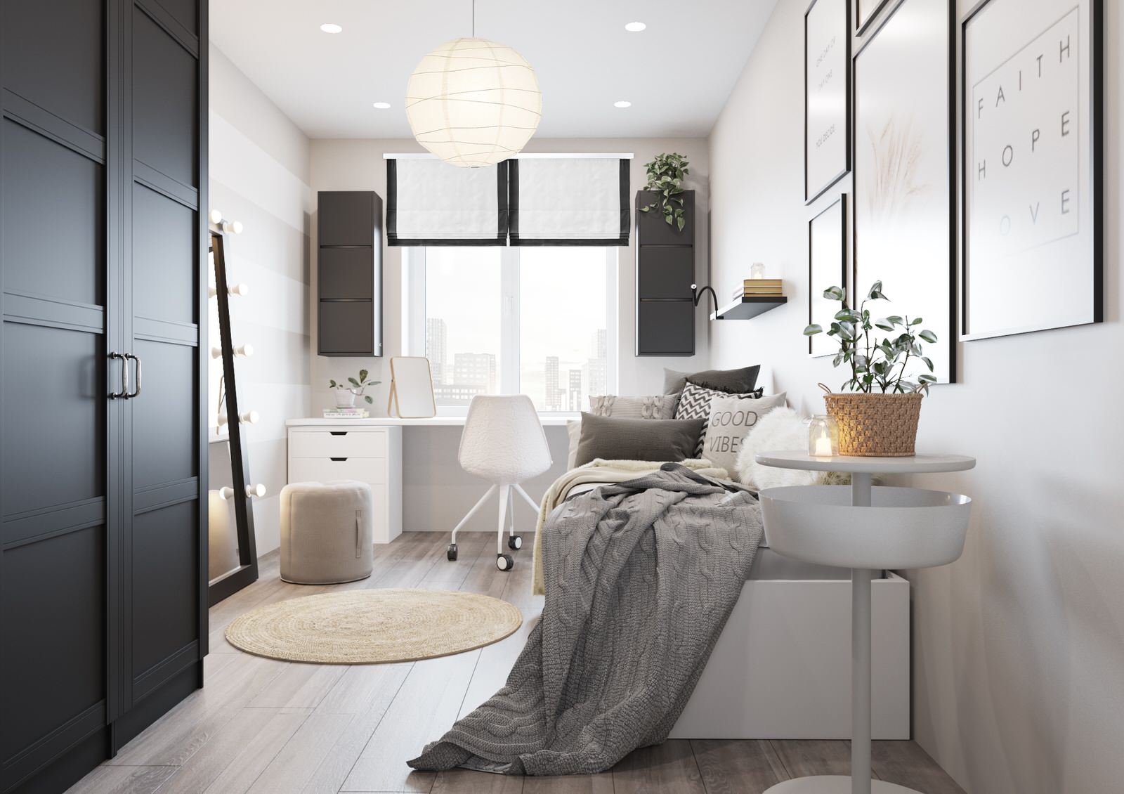 Квартира для семьи с двумя дочками