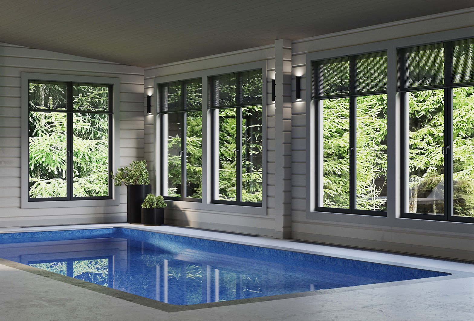 Интерьер загородного дома, 400 м2