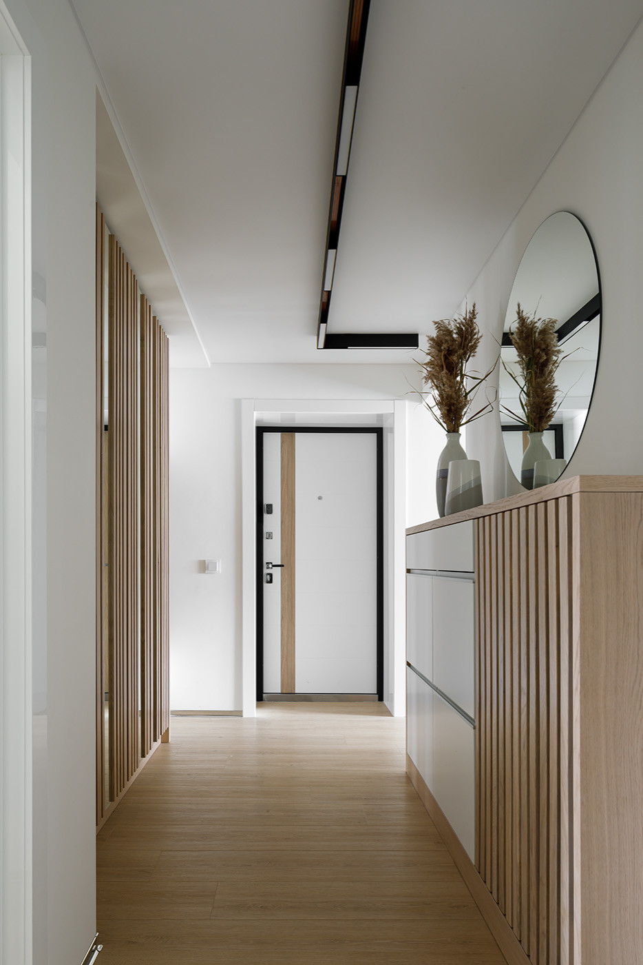 Интерьер трёхкомнатной квартиры в стиле минимализм, г. Калининград