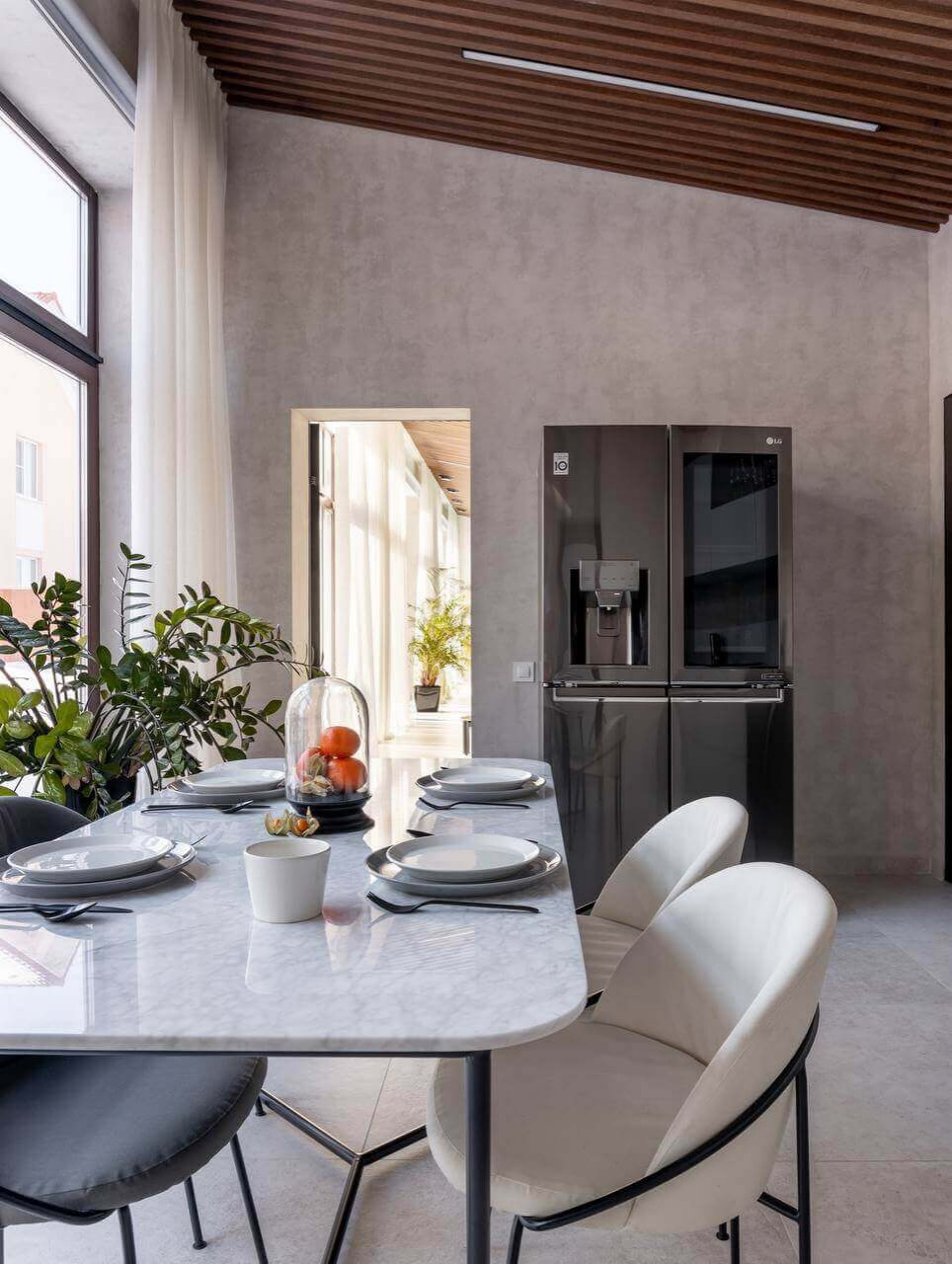 Декоративная штукатурка матовая замша или потертый набук Italica Gradient