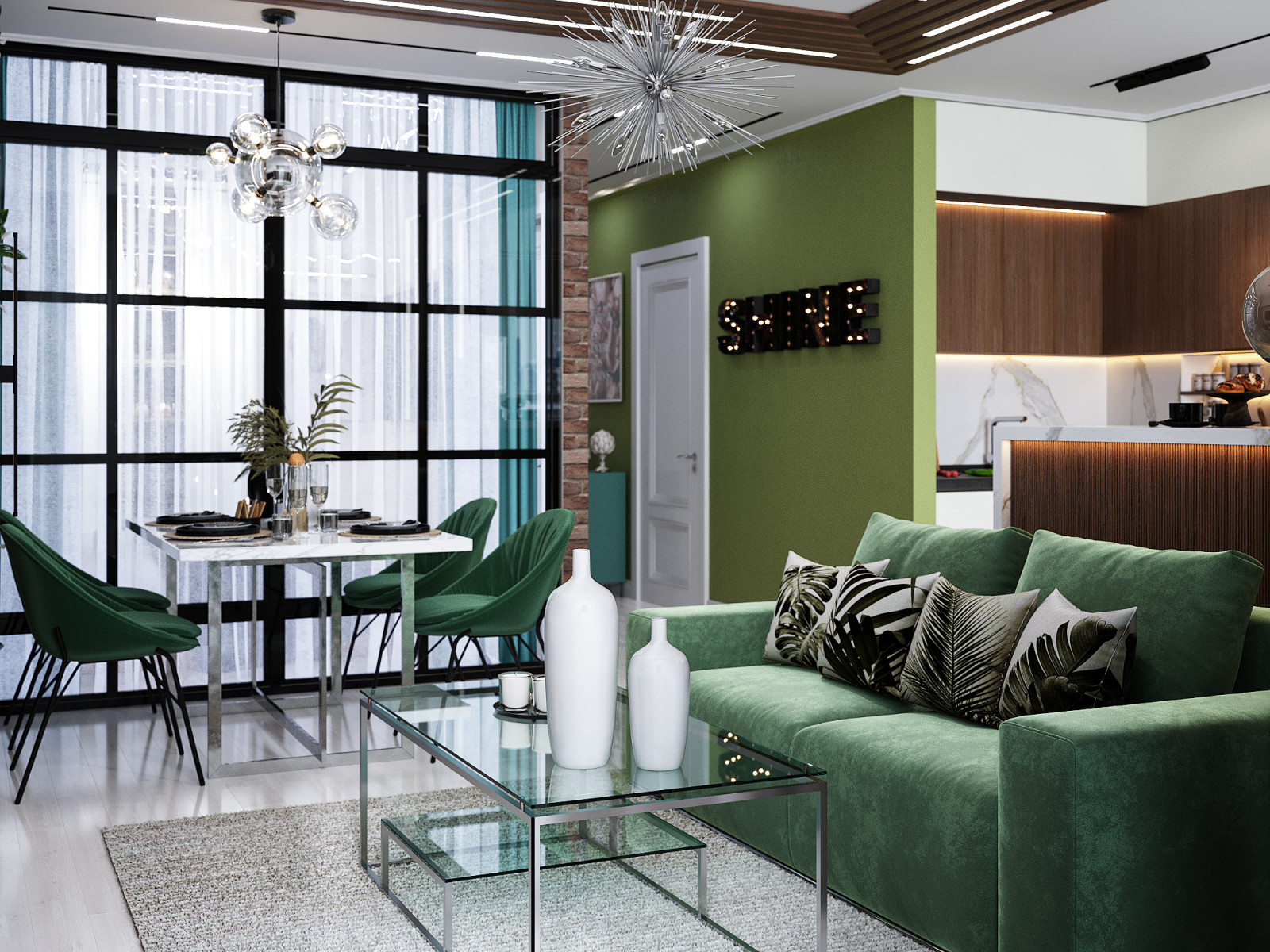 Квартира в ЖК в Краснодаре. S=55