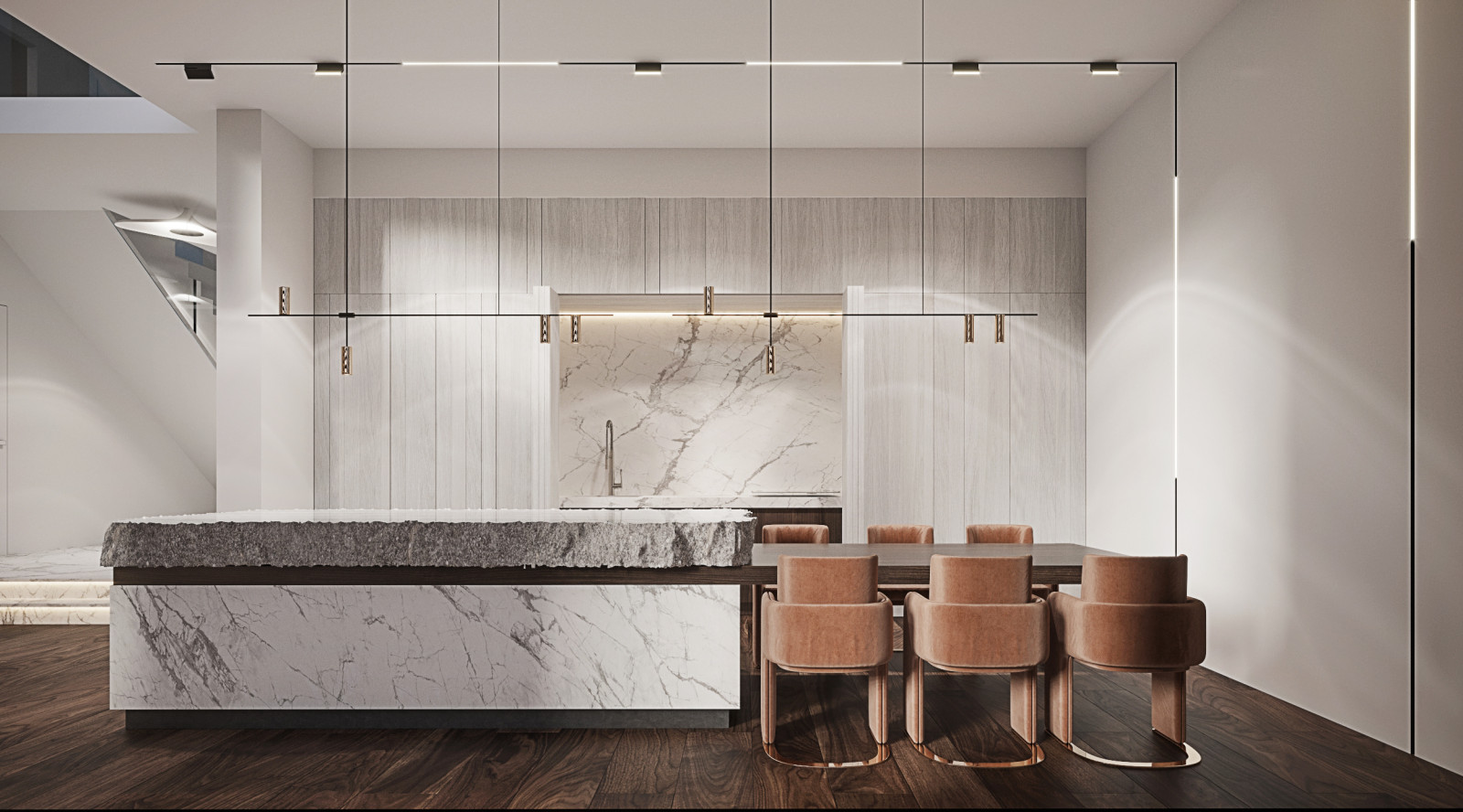 Комфортная студия в современном стиле 150м2