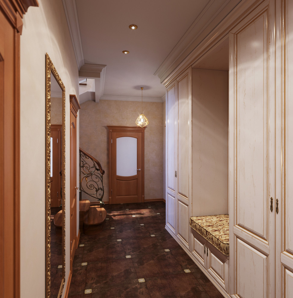 Интерьер бревенчатого дома