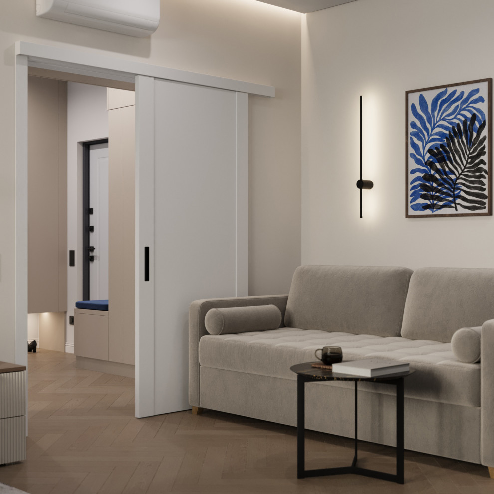 Дизайн квартиры во вторичном фонде, Кантемировская, Москва