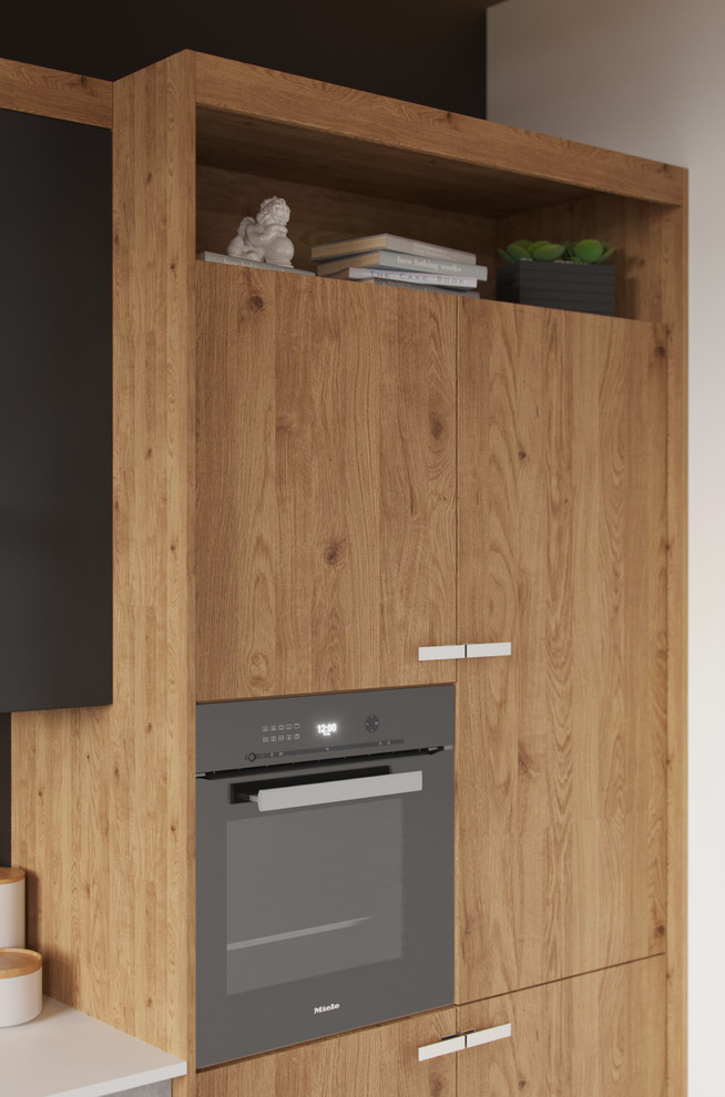 Мебель для кухни Атлас-люкс в стиле лофт.