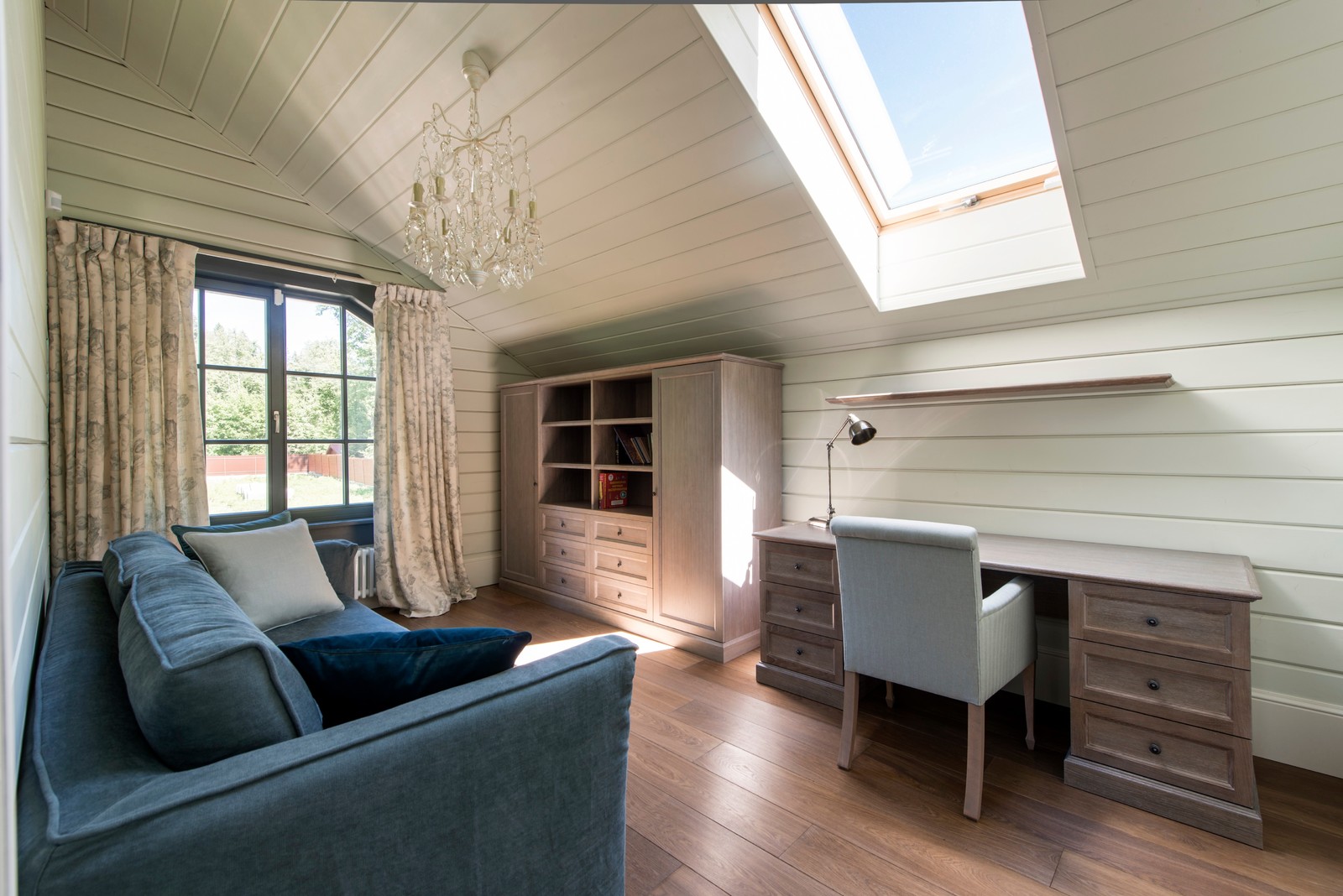 Один из домов, выкрашенных материалами Renner