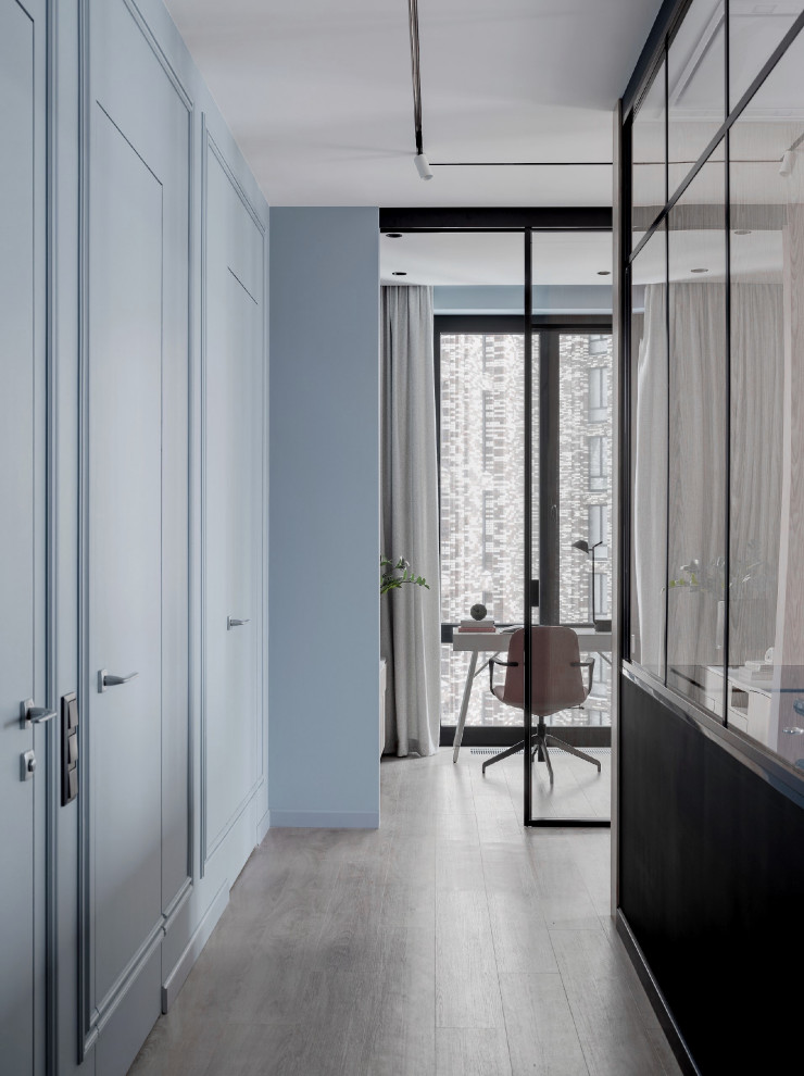 Houzz тур: Квартира с прозрачным кабинетом