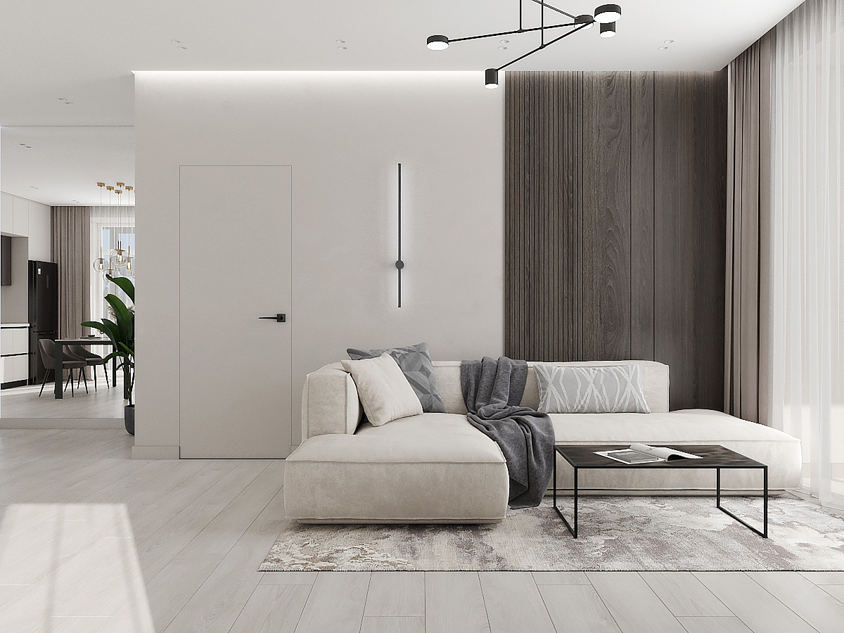 Обложка проекта: Двухкомнатная квартира в ЖК Скандис