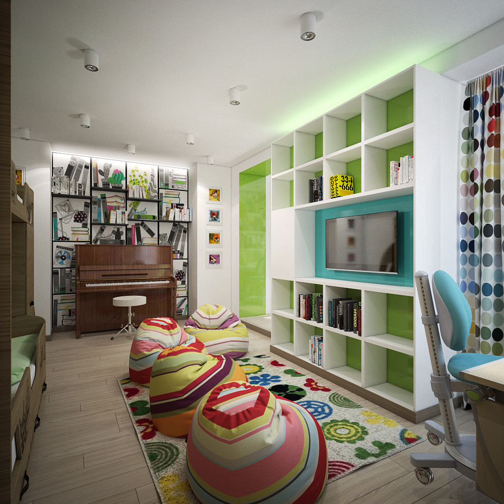 Дизайн-проект 3-х комнатной квартиры. Общая площадь 105 м2. Современный стиль