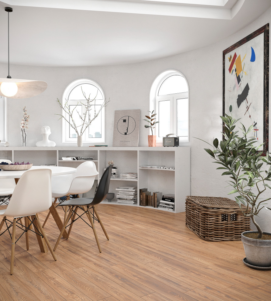 3d-визуализация кухни+гостиной