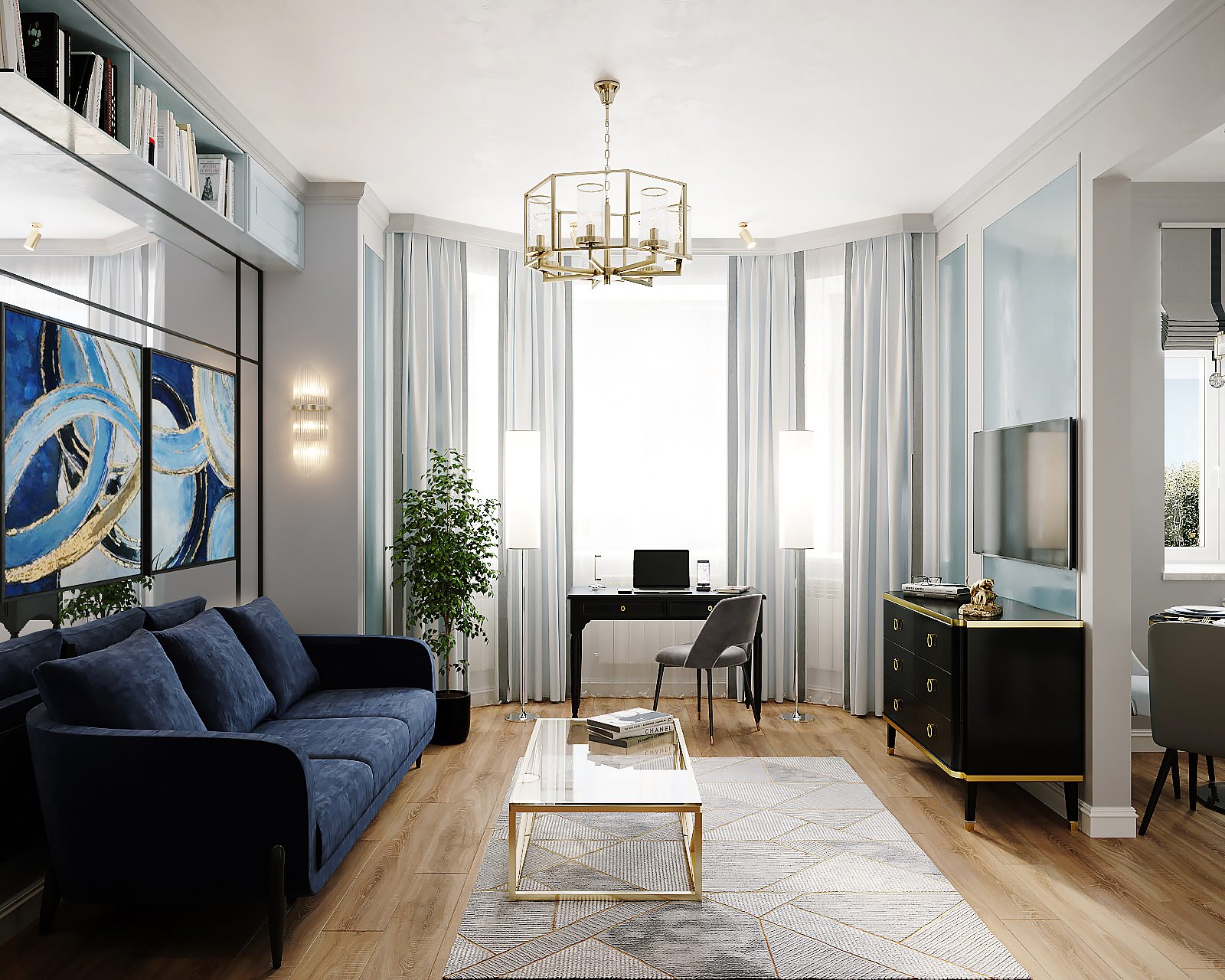 "Голубой жемчуг" Квартира 43 кв.м  г.Москва