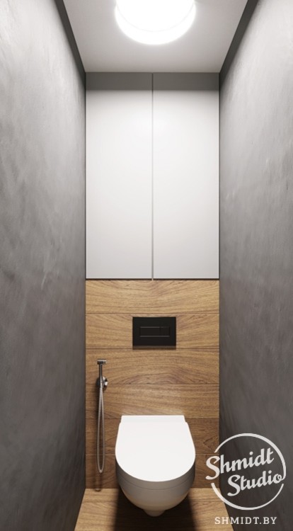 Проект интерьера "Black wall", Минск, 53 м.кв.