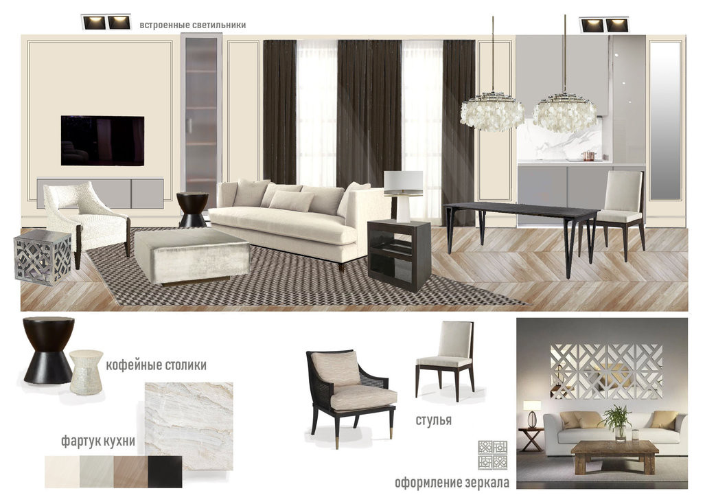 Обложка проекта: #ПроектВосточныйБриз (коллажи и эскизы)