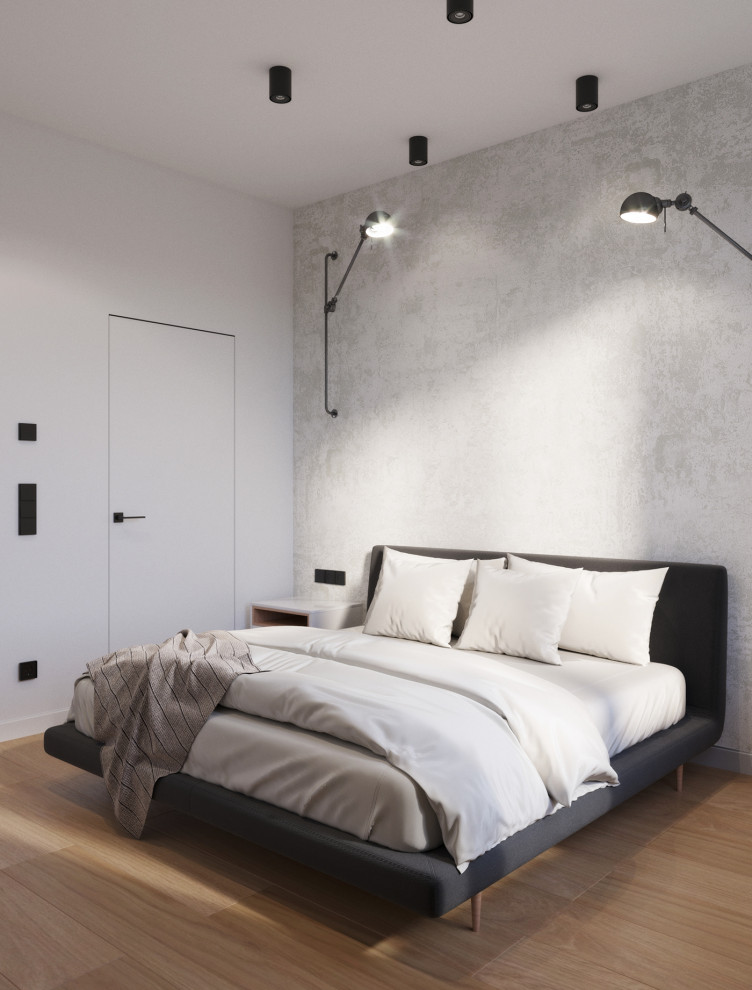 Квартира современном стиле с элементами лофта и легким оттенком минимализма