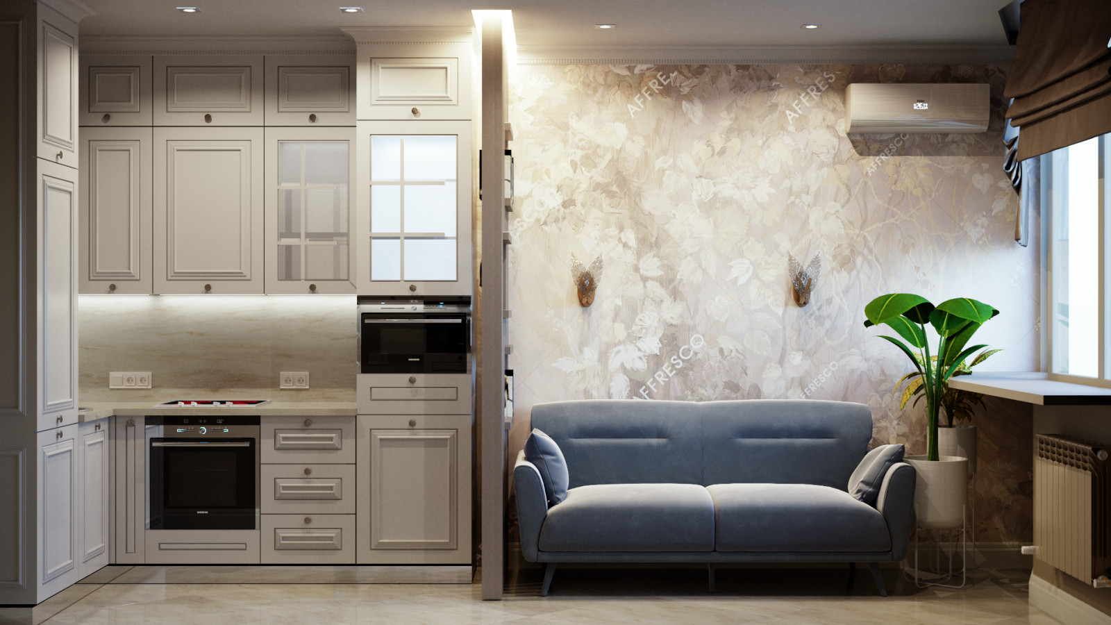 Роскошная квартира с видом на реку