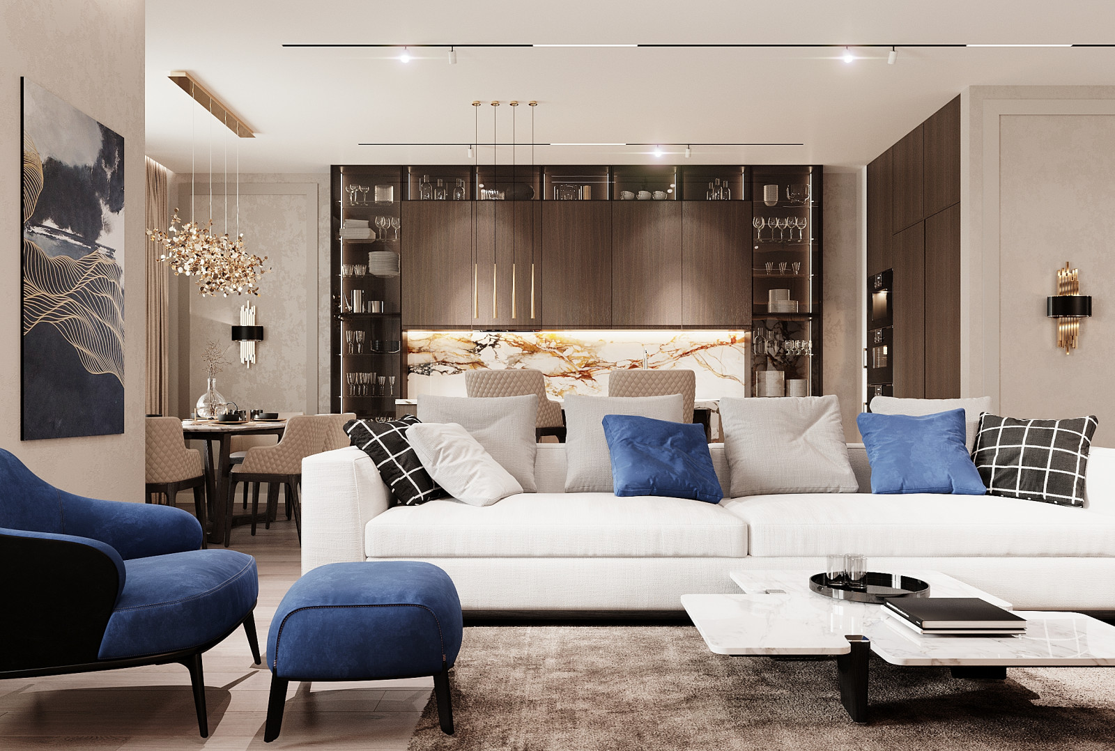 Квартира 136 м² в ЖК «Сосновка»