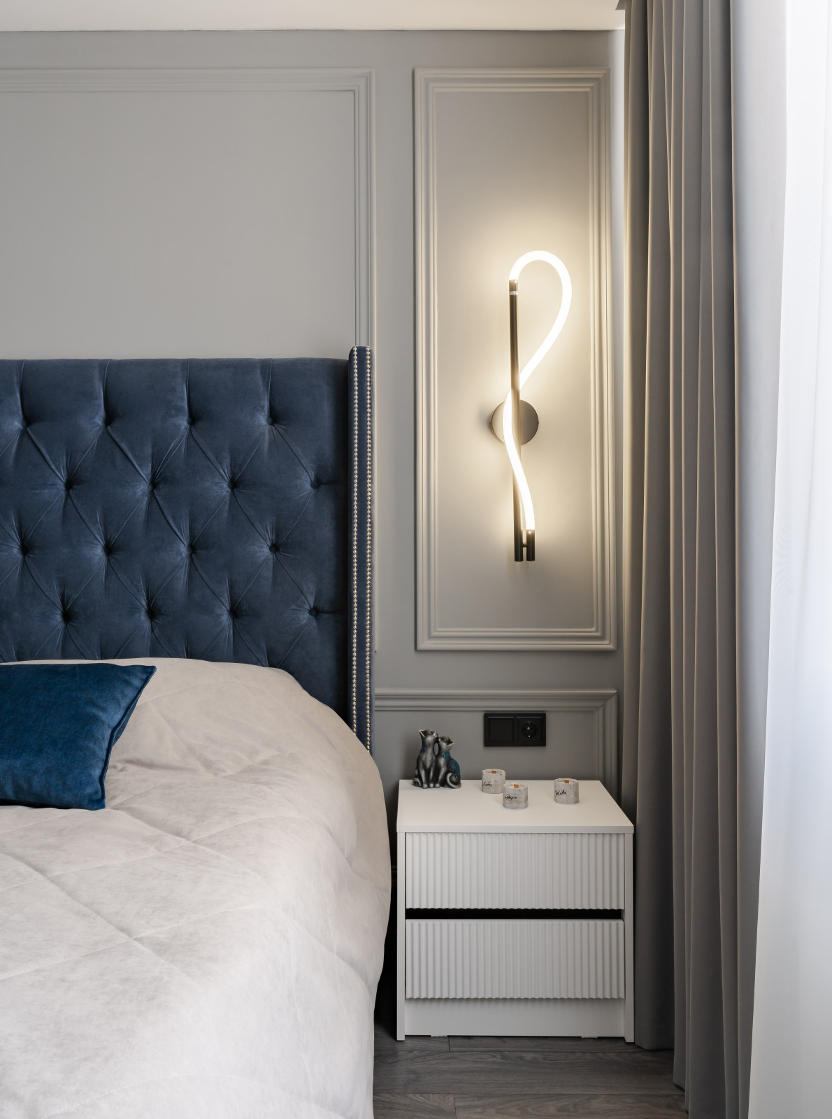 Съемка интерьера спальни в ЖК "Золотой Луч", г. Челябинск