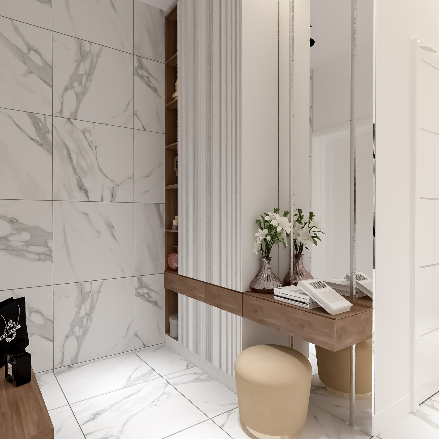 2020. 13. 10. Проект дизайна интерьера квартиры (коридор)