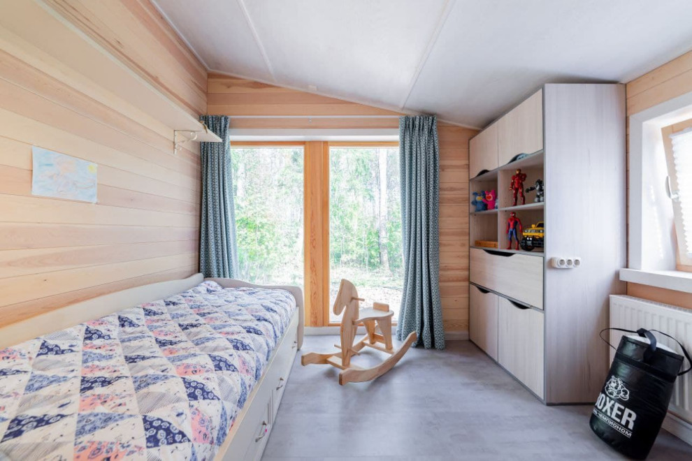 Детская комната с мебелью для двоих детей