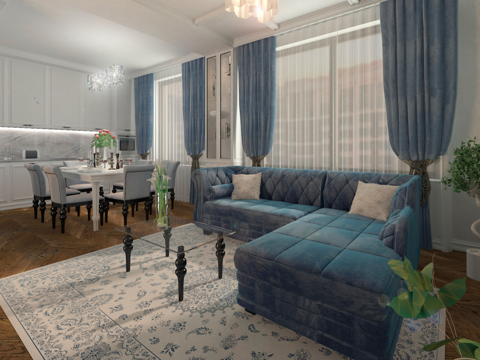 Дизайн-проект квартиры в ЖК Наследие