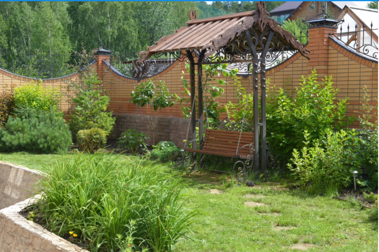 Ландшафтный дизайн участка 8,5 соток.