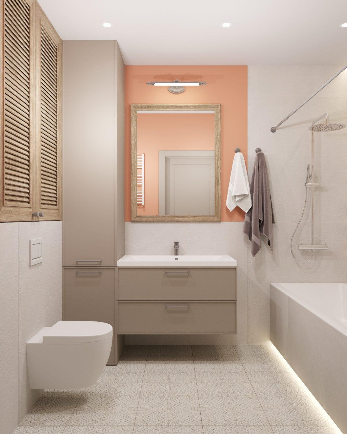 Яркая эклектичная квартира 85м2 в Новороссийске