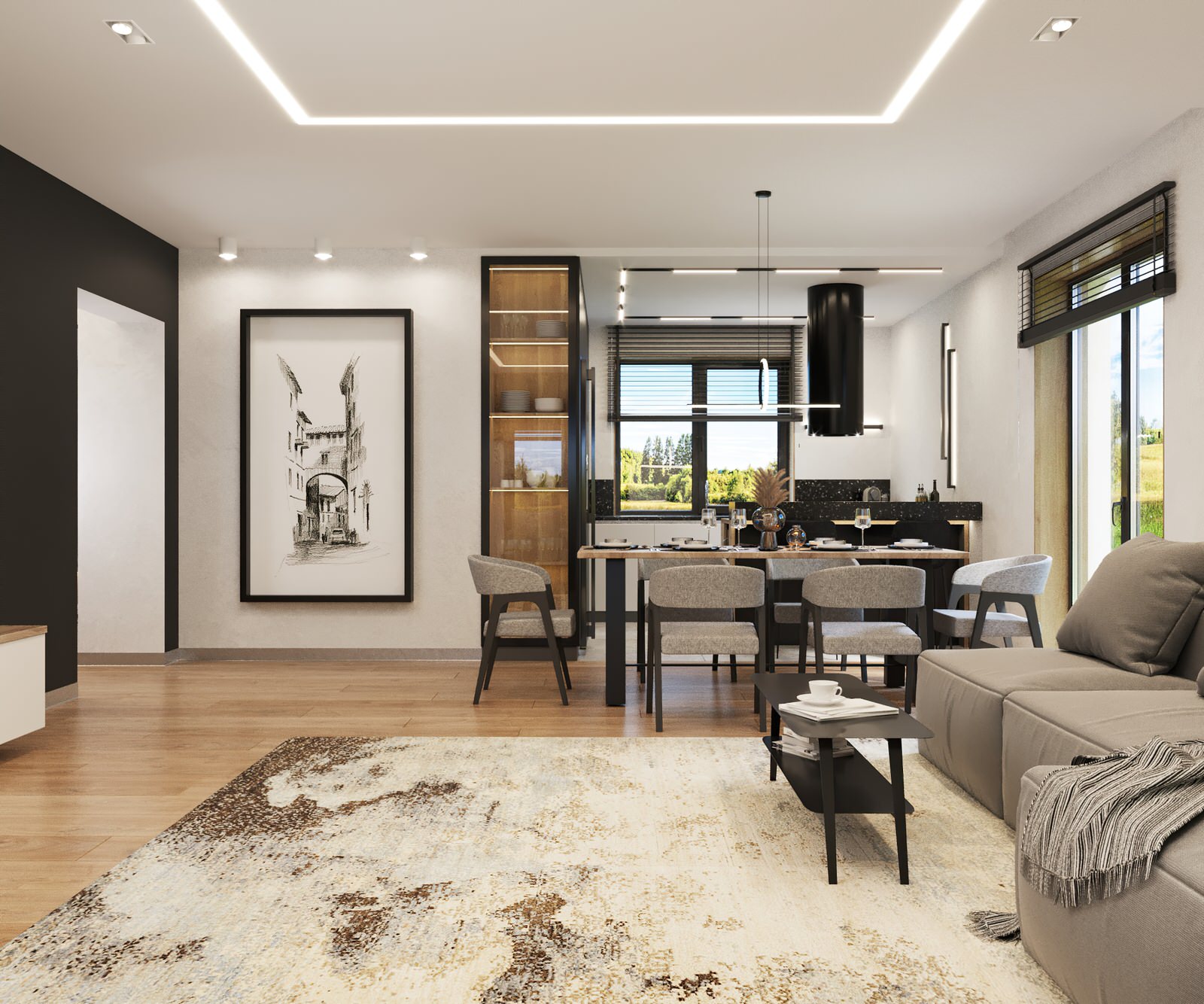 Проект интерьера частного дома