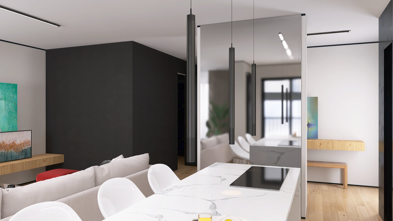 квартира в стиле минмализм