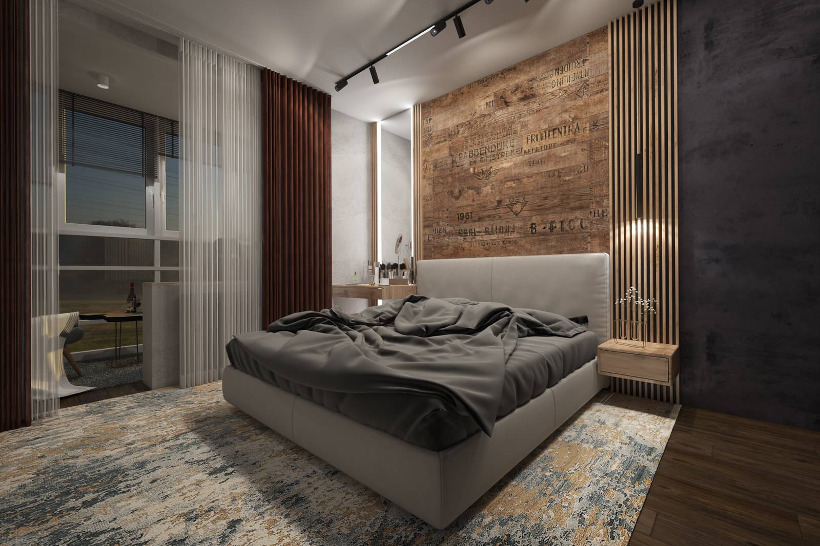 Квартира в стиле – барный лофт