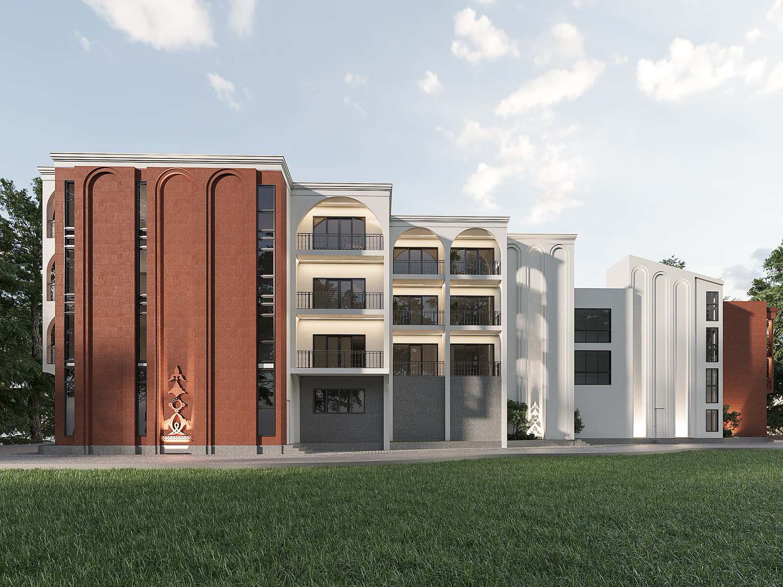 Project in Dilijan with National Ornaments