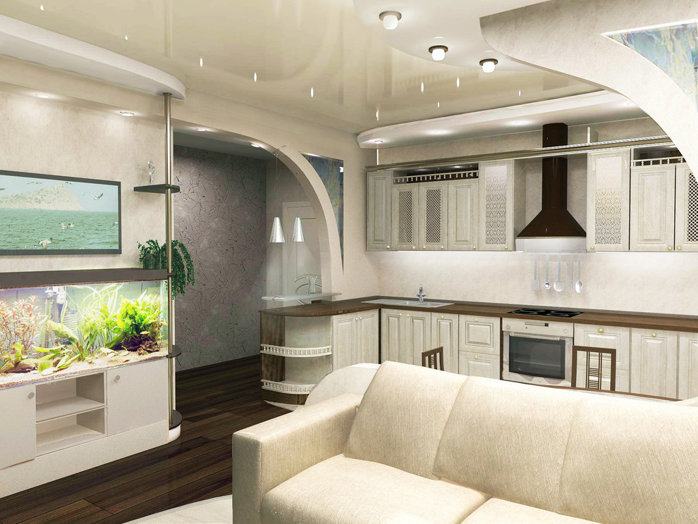 Гостина-кухня