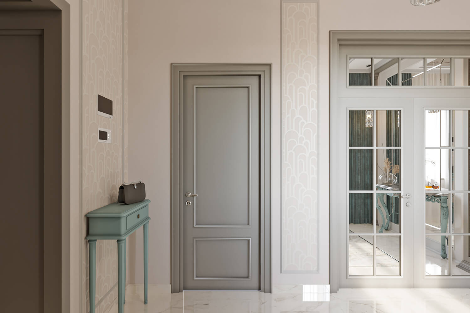 Дизайн интерьера жилого дома. Современная классика.