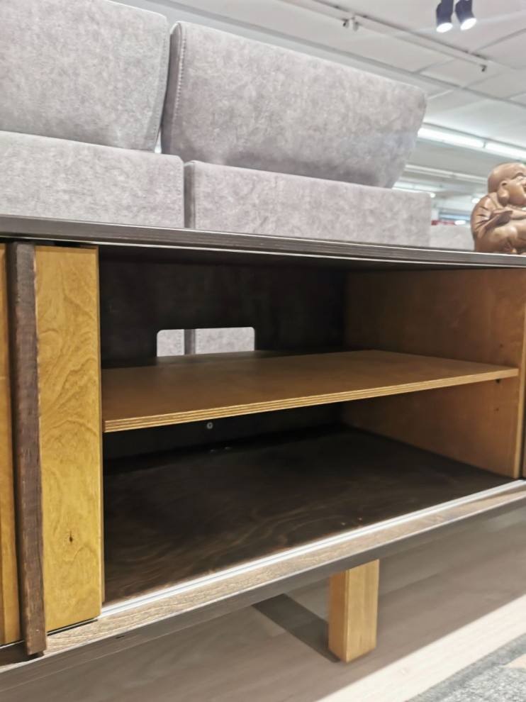 Медиа консоль "Wood Relief"