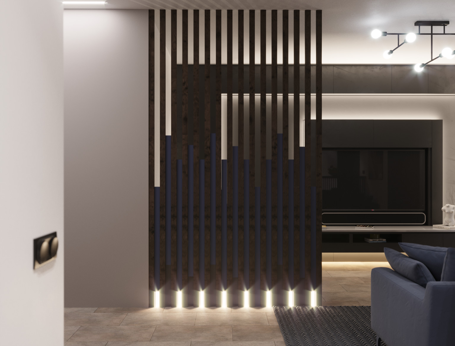 Брутальный синий