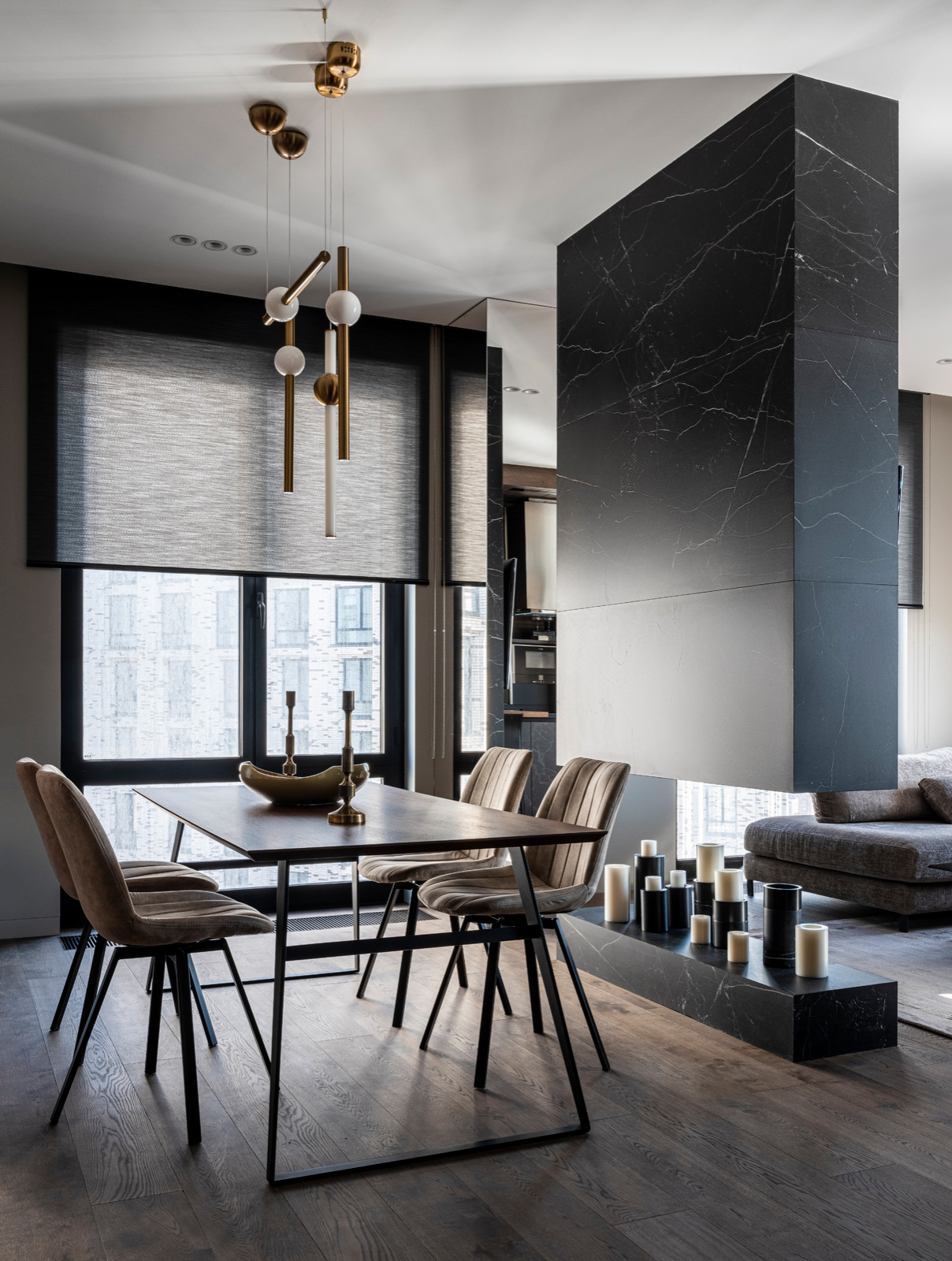 Реализованный проект квартиры 90м2 в ЖК Пресня сити