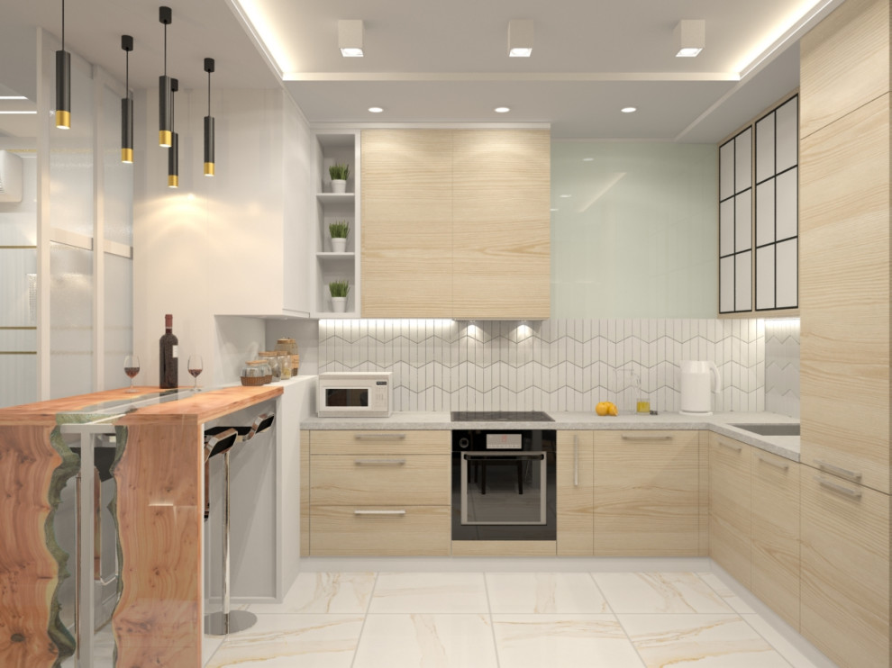 гостиная-кухня