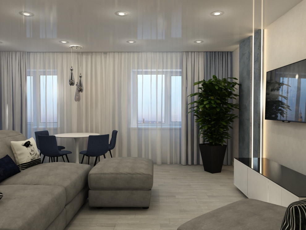 Обложка проекта: Кухня гостиная