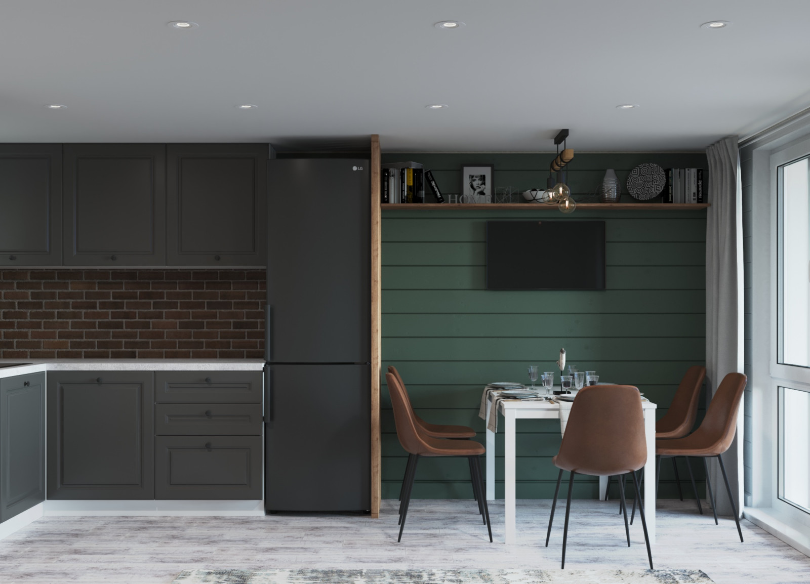 интерьер бытовки рыбака