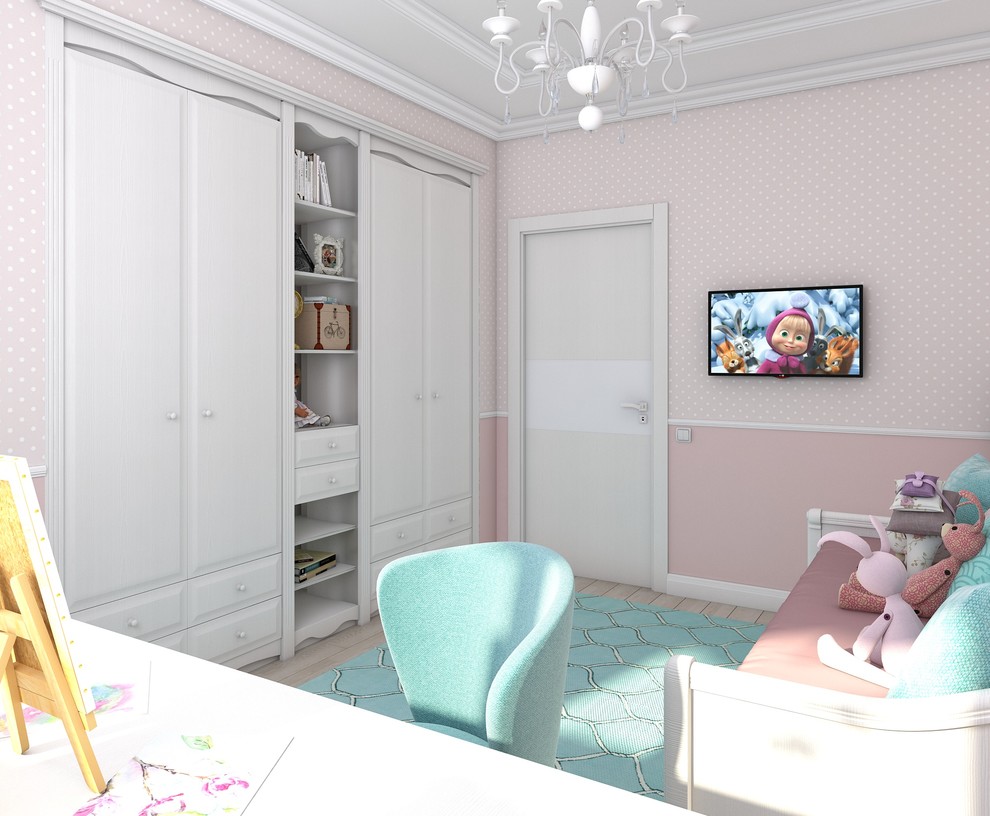 Дизайн детской комнаты для девочки