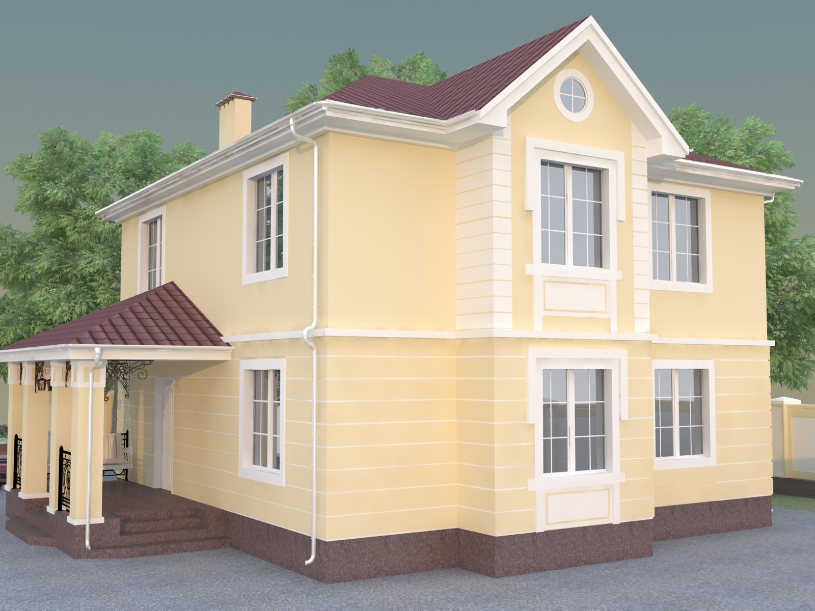 Коттедж в классическом стиле