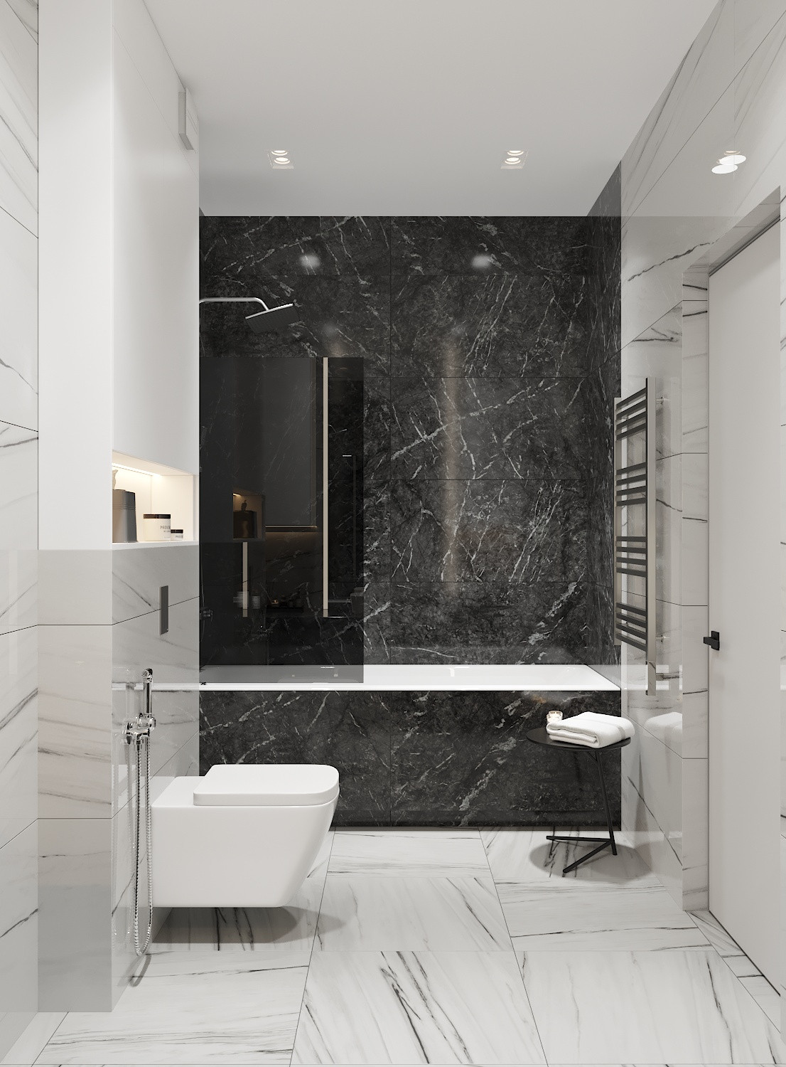 черно белый