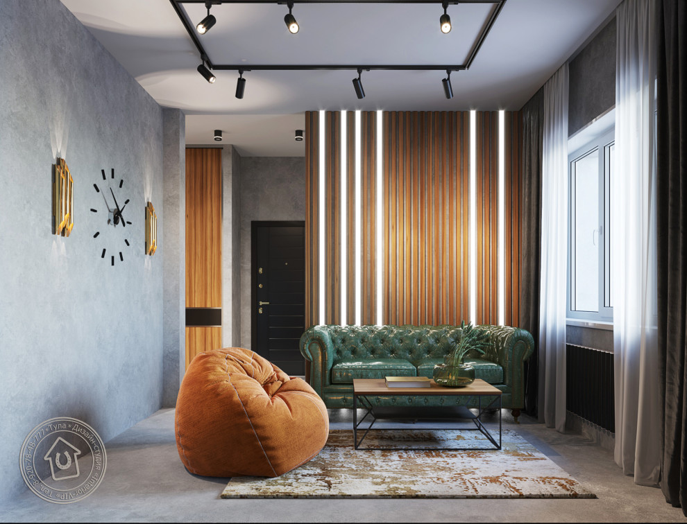 Обложка проекта: Дизайн-проект гостиной г. Тула, ул. Михеева