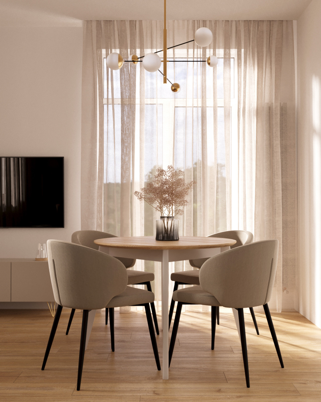 Интересная планировка в небольшой квартире