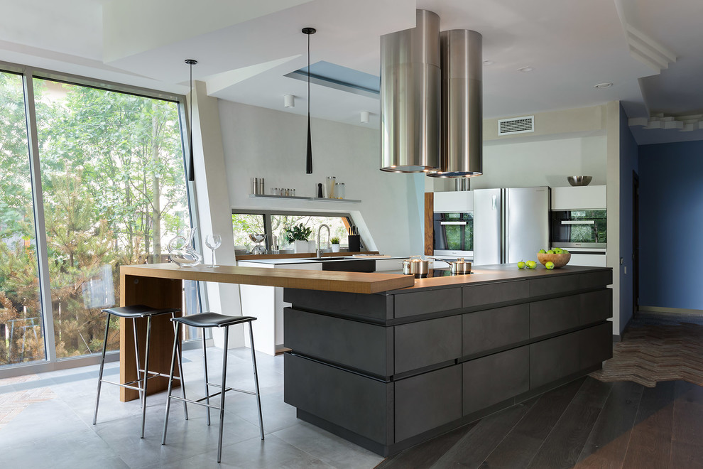 Кухня LEICHT в загородном доме