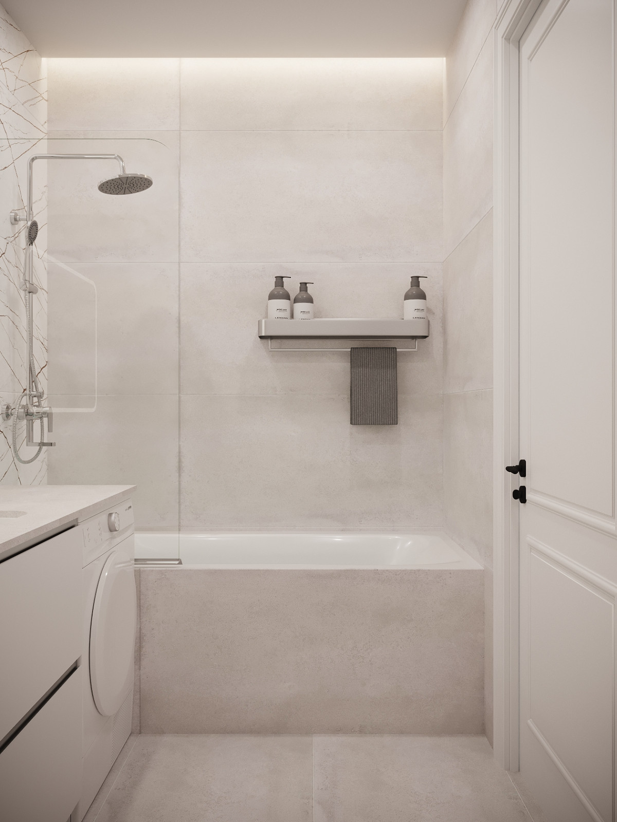 Интерьер трехкомнатной квартиры в стиле Неоклассика