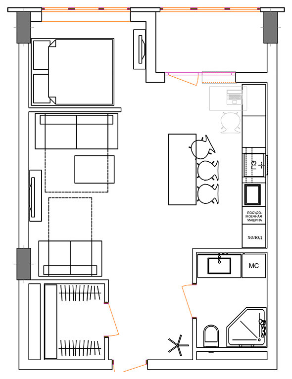 Обложка проекта: апартаменты в Фили-град