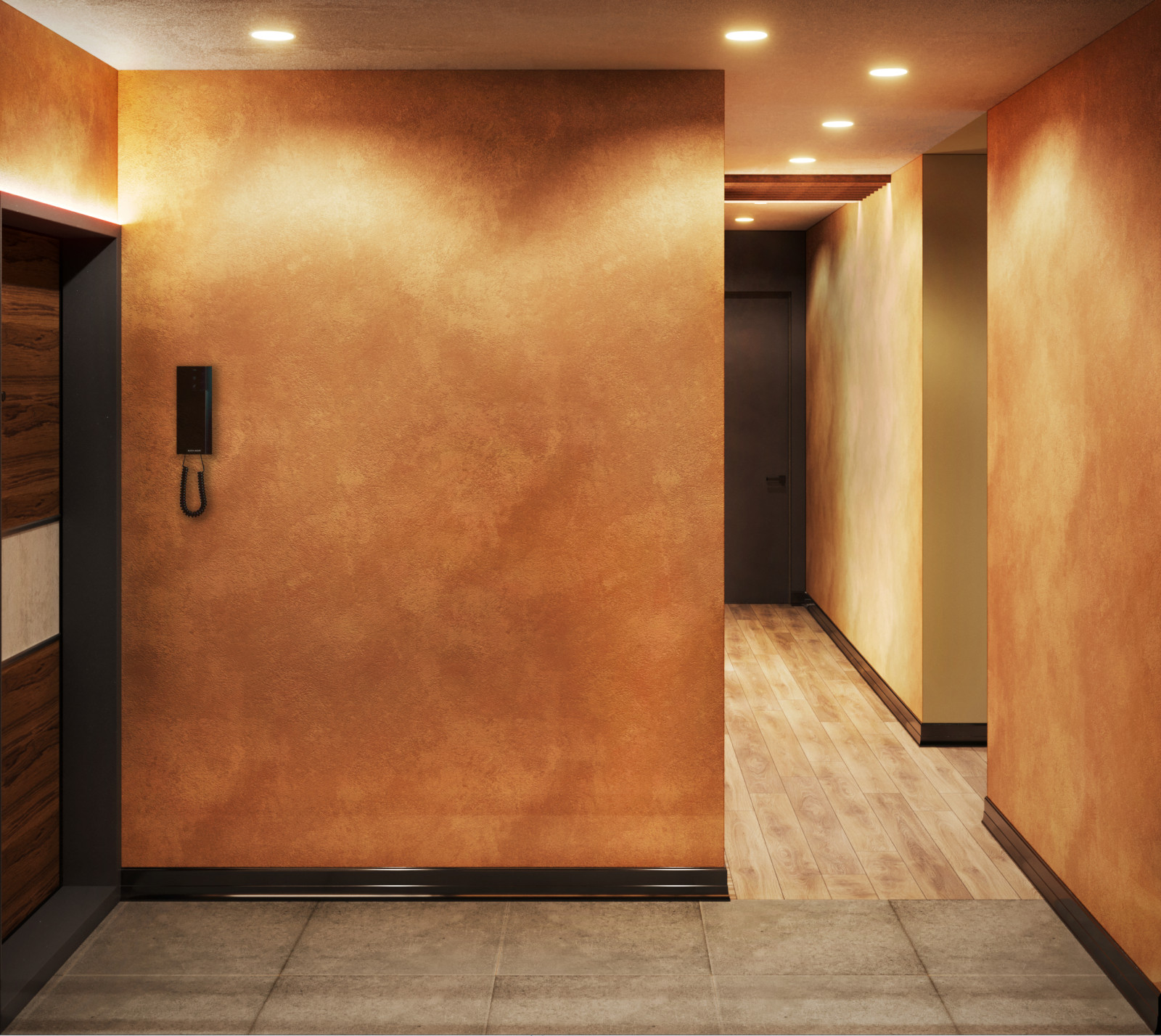 Необычная квартира с цветными радиаторами