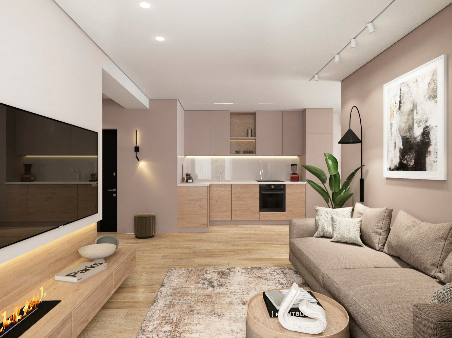 Нюдовый с акцентами