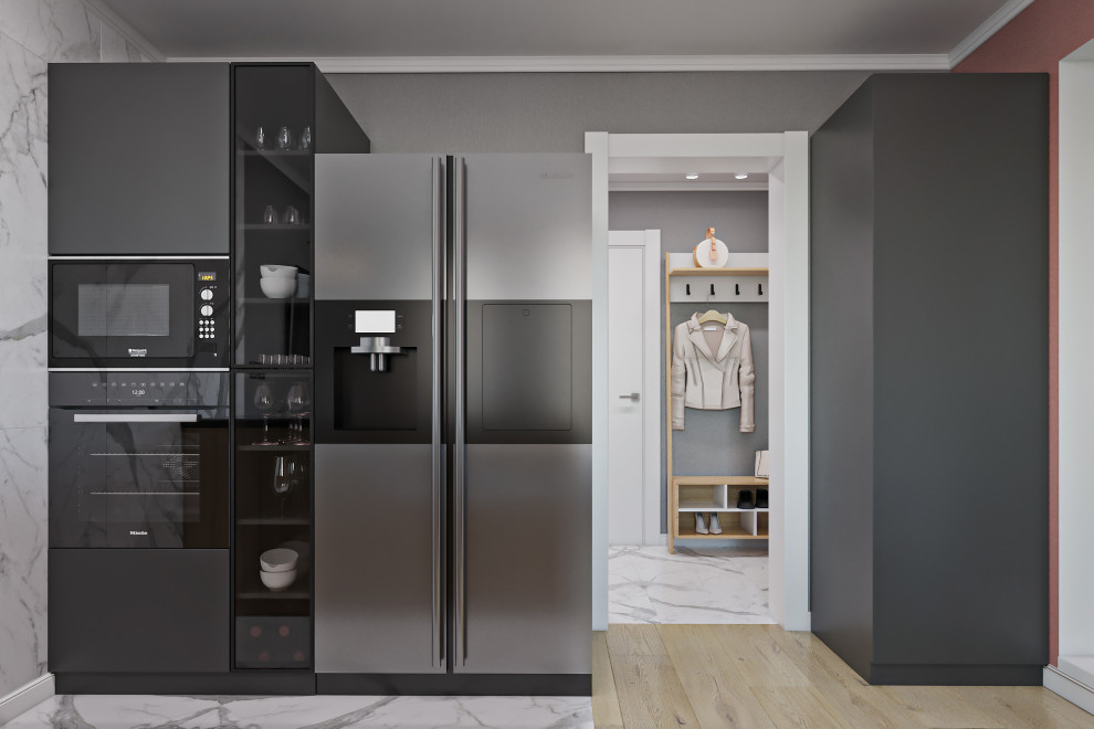 Дизайн проект однокомнатной в Мурино